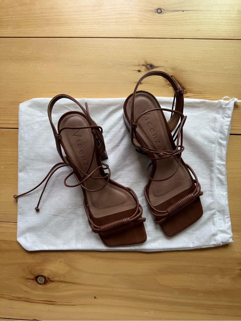 Free People Vicenza Love Letter Wrap Heels - Picture 3 of 7
